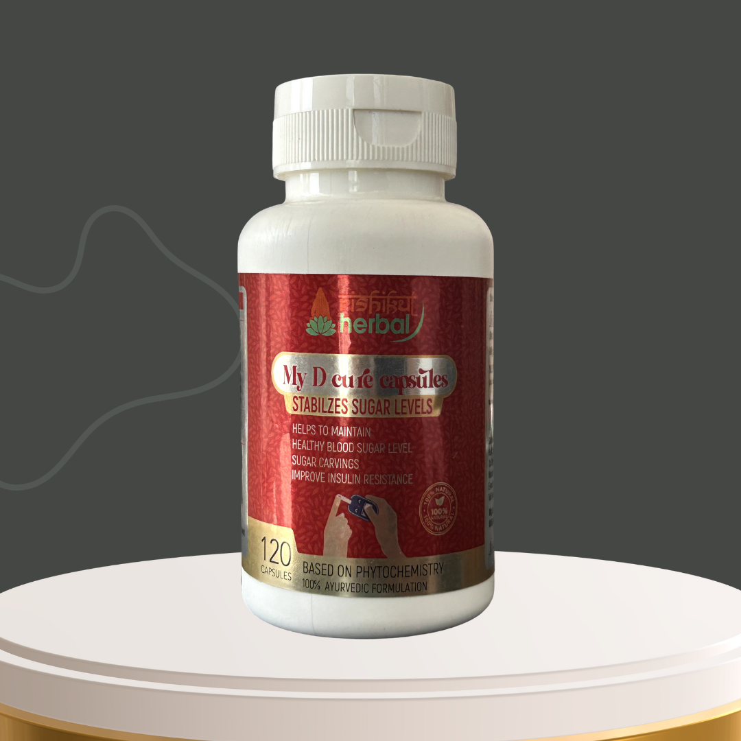 Rishikul Herbal MY D Cure Capsules – Natural Remedy for Diabetes