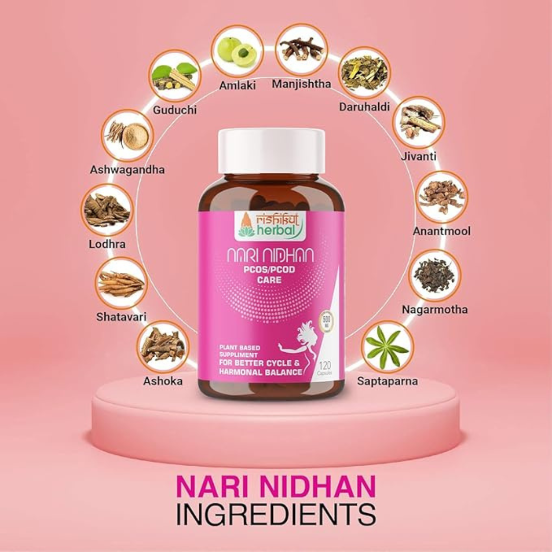 RISHIKUL HERBAL Narinidhan Women Care Ayurvedic Capsule