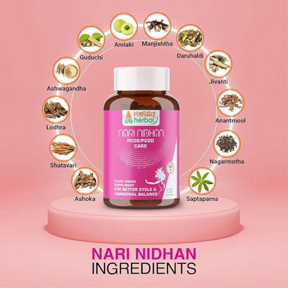 RISHIKUL HERBAL Narinidhan Women Care Ayurvedic Capsule