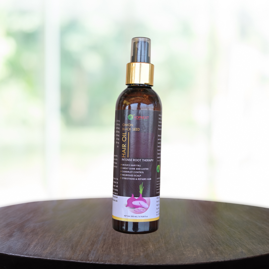 Onion Black Seed Shampoo + Hair Oil - Intense Root Therapy